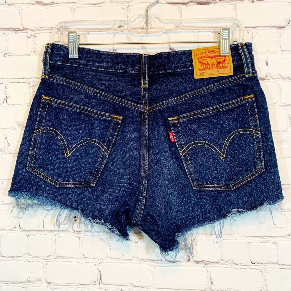 Levi Jeans 501 denim Hi rise Shorts